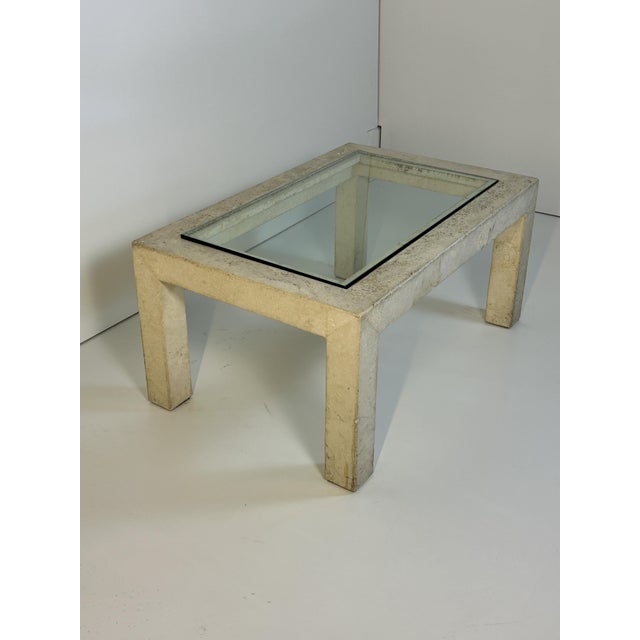 1970s Travertine and Glass Coffee Tables, 1970s, Set of 3 For Sale - Image 5 of 10