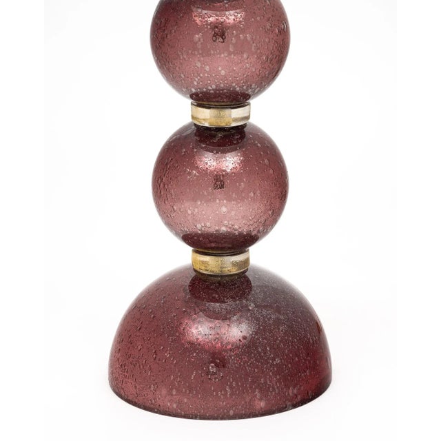 Single Murano Glass Pulegoso Lamp For Sale In Austin - Image 6 of 10