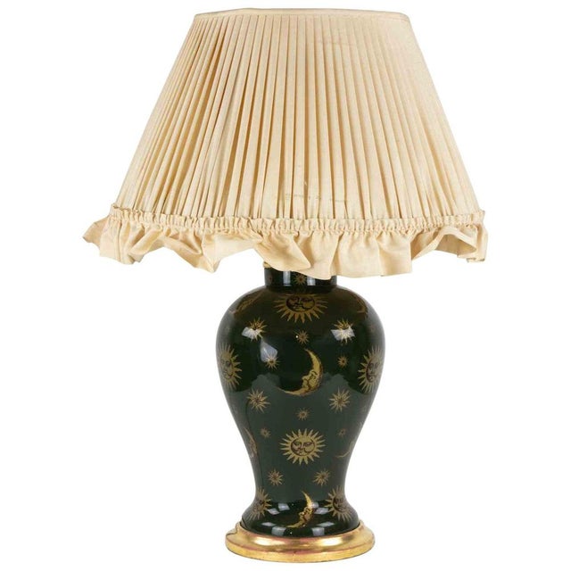 Black Vintage Table Lamp, Italy, 1960s For Sale - Image 8 of 8