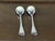 1970 Vintage Elkington Pair of Silverplate Salad Servers Reed & Ribbon For Sale - Image 12 of 12