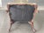 Carved Mahogany Antique Library Chair, Newly Reupholstered For Sale - Image 11 of 12