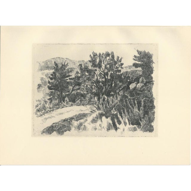 Giorgio Morandi (1890-1964) "La Strada" (Road) Lithograph printed by "Ars Italiae" Year (conceived): 1927 Year (printed):...
