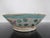 Late 19th Century Chinese Nyonya Ware Turquoise Center Octagonal Famille Butterfly Pottery Bowl For Sale - Image 5 of 7