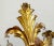 Mid 20th Century Vintage Hollywood Regency Style Italian Gilt Crystal Candle Wall Sconces, a Pair For Sale - Image 5 of 6