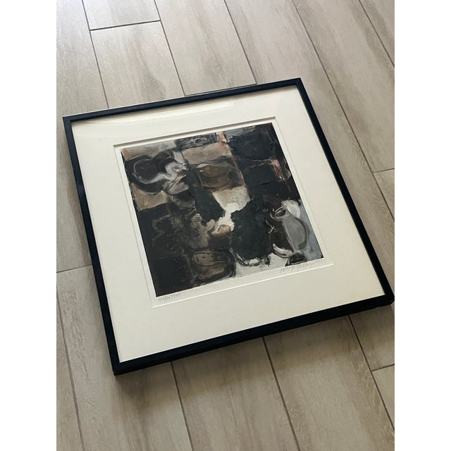 REDUCED TO SELL. Katheryn Hadley original monoprint "Hidden Fruit",. It is framed, signed, and dated 1997. This is a...