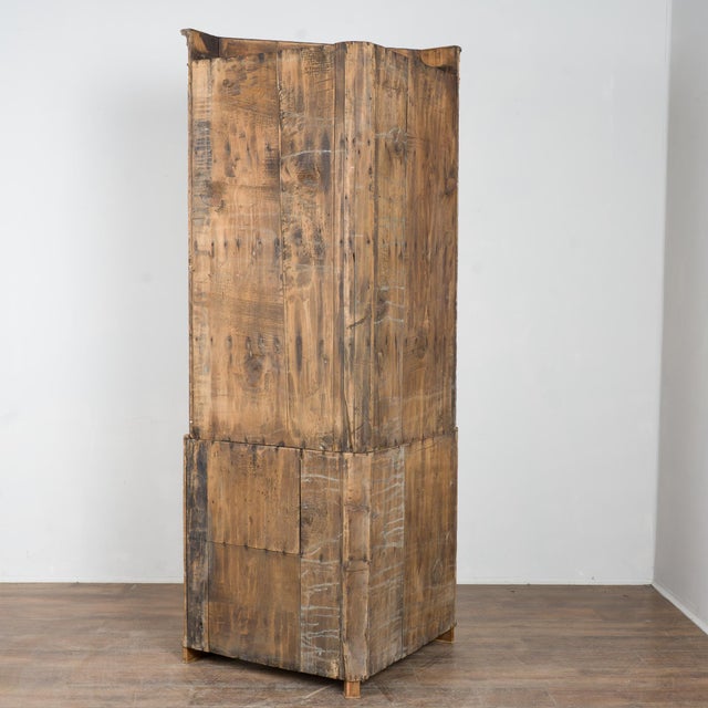 19th Century Tall Danish Pine Corner Cabinet For Sale - Image 12 of 12