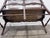 Chestnut 1960s French Country Natural Rush Bench For Sale - Image 8 of 9