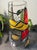 1987 Signed Italo Scanga Neo-Expressionist Hand-Painted Blown Glass Pilchuck Vase For Sale - Image 4 of 11