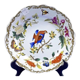 1990s Chelsea House Decorative Bird Charger Plate For Sale