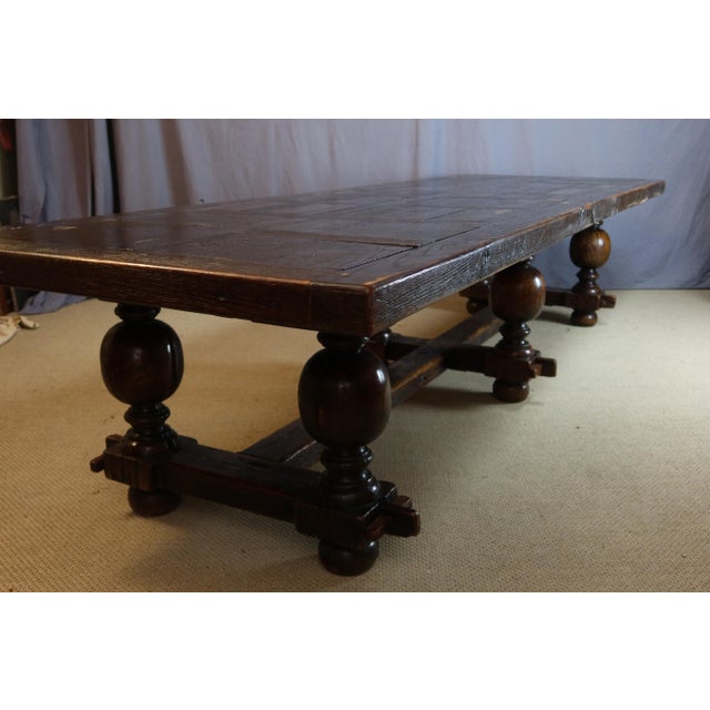 Oak Dining Table, 1930s For Sale - Image 12 of 12