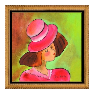 Late 20th Century Dressed in Pink, Linda Le Kinff For Sale