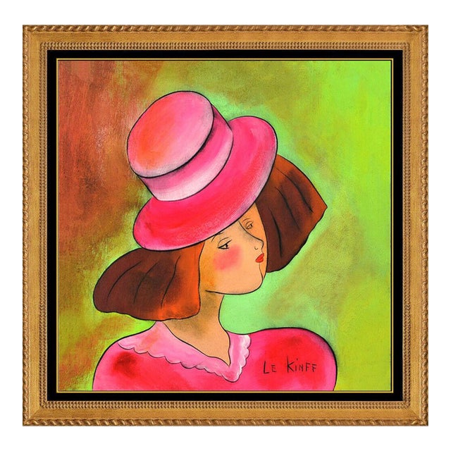 Late 20th Century Dressed in Pink, Linda Le Kinff For Sale