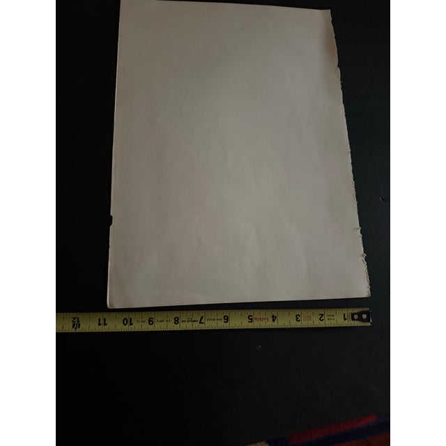 David Goines 11.75”x15” Heavy stock Possibly from a book One small piece missing