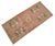 1970s Hand Made Small Turkish Rug. DoorMat Entry Decor Kitchen Mat Baht Rug - 21'' X 43'' For Sale - Image 6 of 13