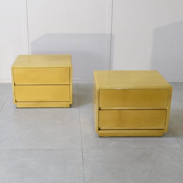 1970s Nightstands by Aldo Tura, 1970s, Set of 2 For Sale - Image 5 of 12