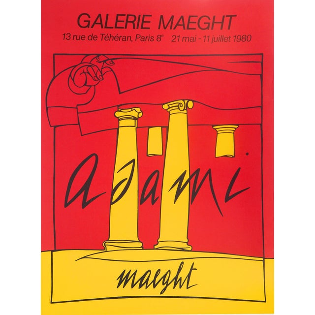 Valerio Adami, Histoire lointaine, Lithograph For Sale