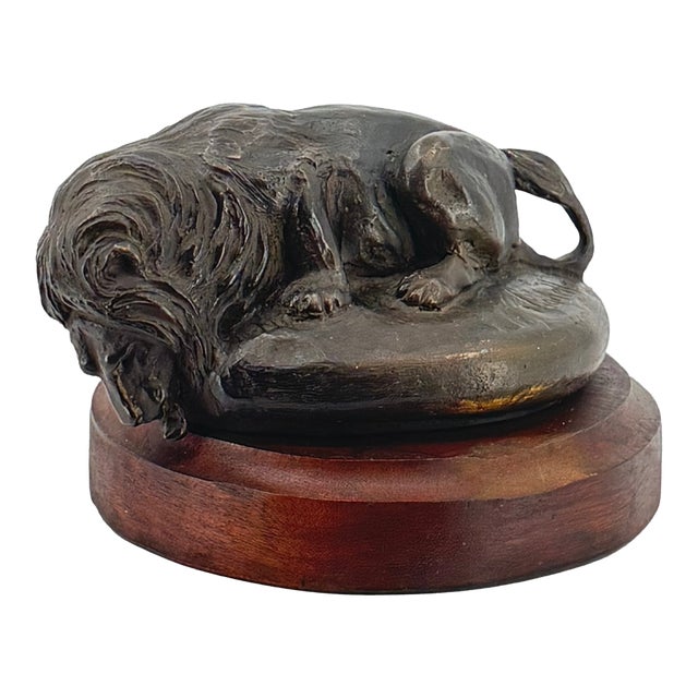 Wildlife Collection - Franco Vianello Lost-Wax Lion Sculpture - Water Hole For Sale