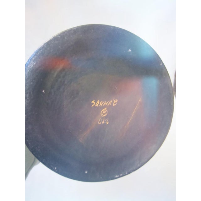 Mid-Century Modern Sascha Brastoff Pottery "More Gold Midas" Tall 20" Vase For Sale - Image 3 of 6