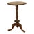 Antique Irish Carved Burl Walnut Spiral Twist Pedestal Tripod Wine Table 1860 For Sale - Image 10 of 18