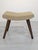 Brown Vintage Pouf in Fabric and Wood, 1960s For Sale - Image 8 of 12