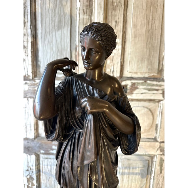 Sculpture of Diana, 1900, Bronze For Sale - Image 3 of 10
