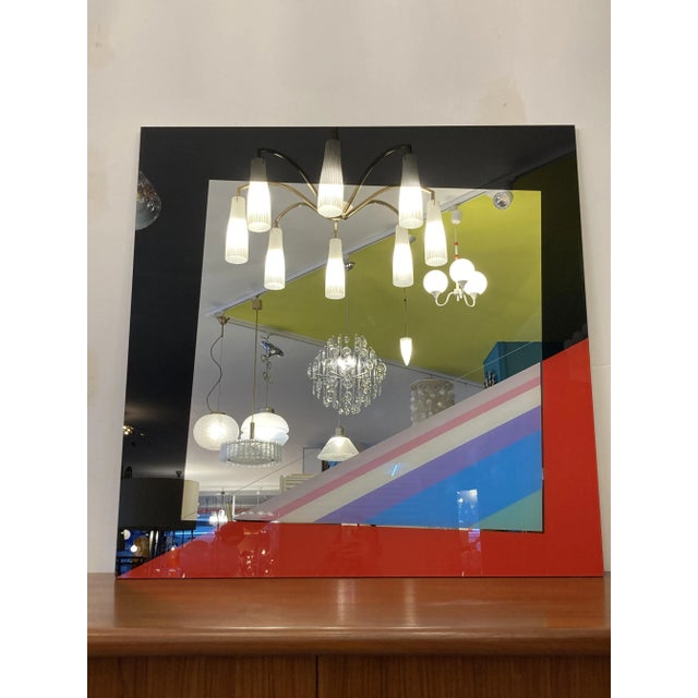 Italian Art Object Mirror by Eugenio Carmi for Acerbis, 1970 For Sale - Image 11 of 11