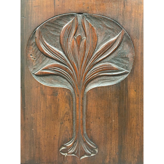 Victorian Carved Mahogany Triple Mirror Sideboard, Antique For Sale - Image 9 of 12