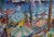 Yvon Grac, The Cros Dei Pin Beach at St. Jean Cap Ferrat, 1990s, Oil Painting on Canvas, Framed For Sale - Image 17 of 18
