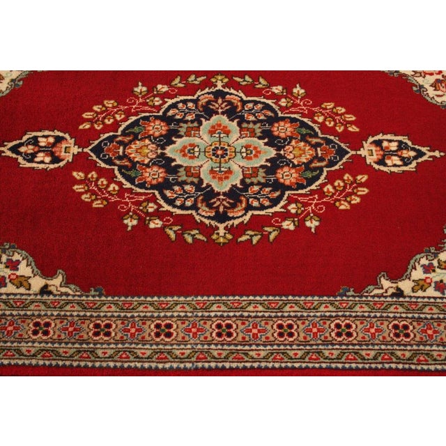 Textile Middle Eastern Rug in Wool For Sale - Image 7 of 10