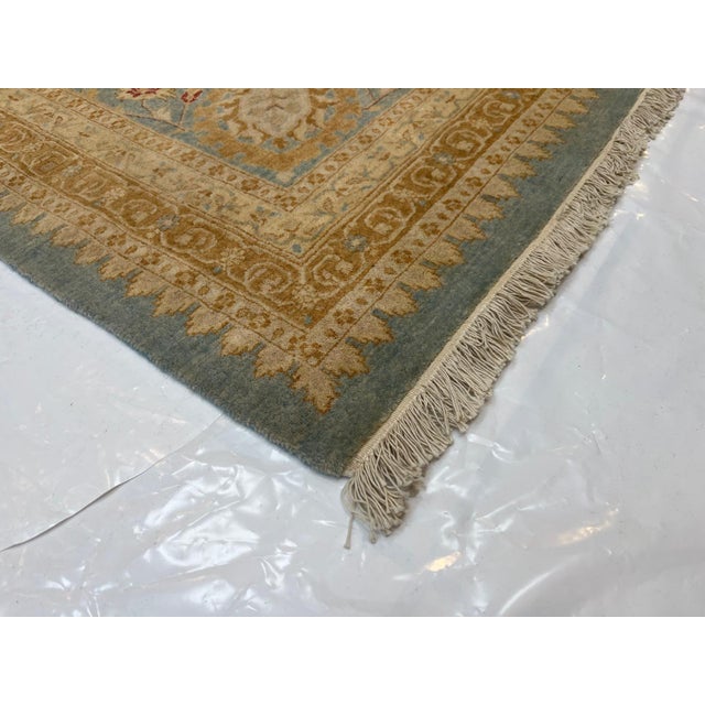 Square Tabriz Style Rug , 12'3 X 13'1 For Sale - Image 4 of 4