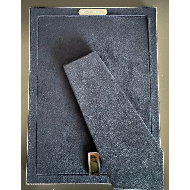 2020s Ralph Lauren Home Silver-Plated Brass 'Luke' Frame For Sale - Image 5 of 5