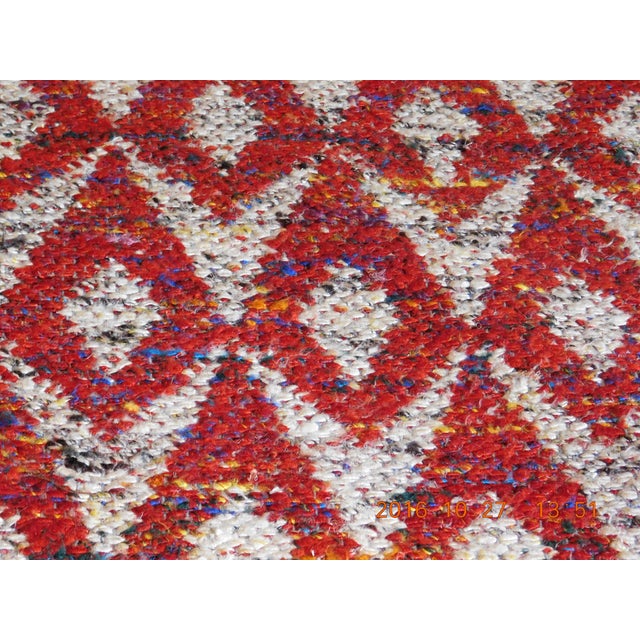 Modern Hand-Knotted Luxury Flatweave - 7’9” X 10’2” For Sale - Image 13 of 15