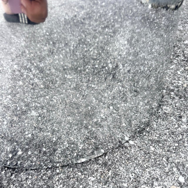 Postmodern Chrome and Ribbed Wood Credenza For Sale - Image 10 of 12