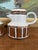 Ceramic Vintage Mid-Century Modern Midwinter Pottery Creamer and Lidded Sugar Bowl Set, Hand-Painted in England For Sale - Image 7 of 9