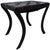 Woven Leather Strap Stool With Saber Legs For Sale - Image 9 of 9