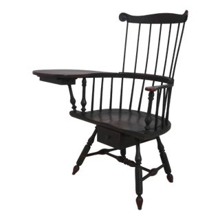 Douglas Boot Bench Made Windsor Desk Armchair For Sale