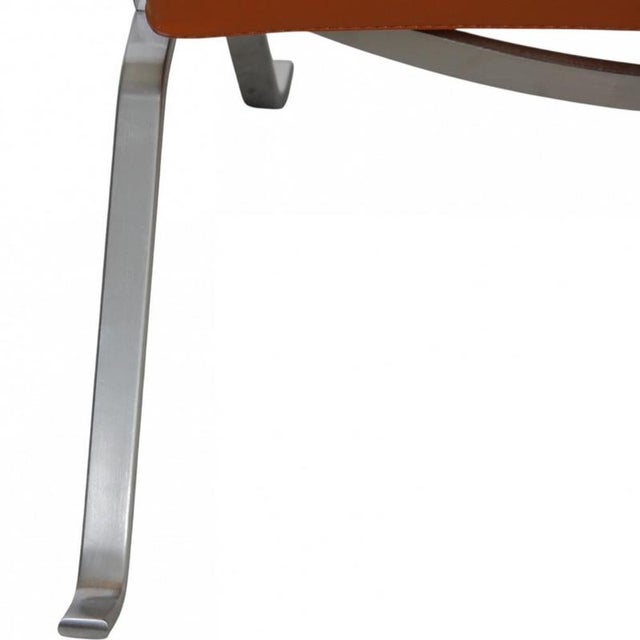 Vintage PK22 Chair in Cognac Bison Leather by Poul Kjærholm, 2000s For Sale - Image 11 of 15