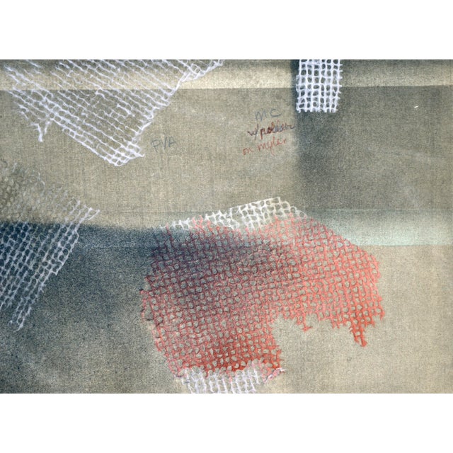 Mixed Media Abstract Geometric: 2-Sided Collotype by Patricia A. Pearce For Sale - Image 9 of 12