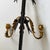 Hollywood Regency Gilt Iron Sword Form Two Arm Candle Wall Sconce, 36”h For Sale In Raleigh - Image 6 of 11