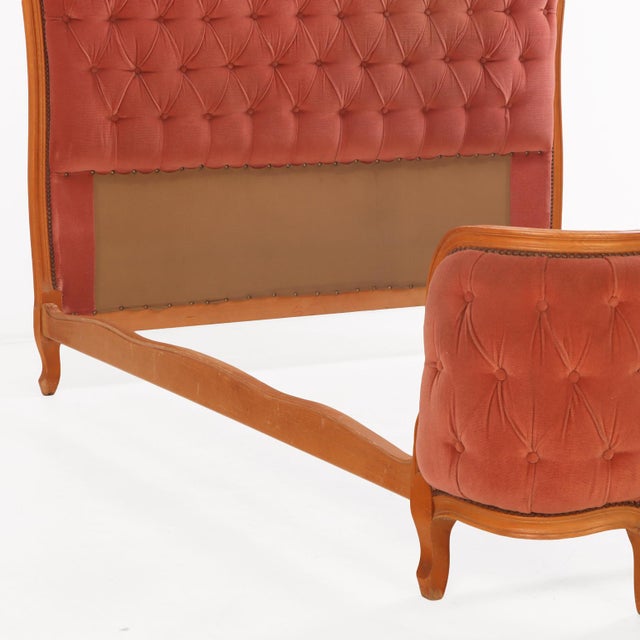 Full Size French Corbeille Style Bed, C. 1945 For Sale - Image 9 of 9