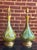 Mid-Century Modern Pair of Mid Century Drip Glaze Pottery Lamps For Sale - Image 3 of 10