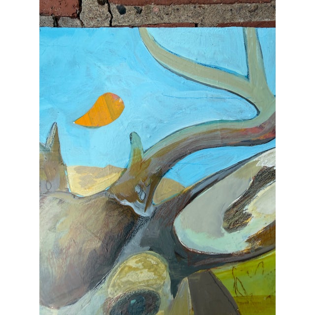 “Buck Beauty” a Deer Painting by LWren Walraven For Sale - Image 11 of 12