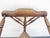 Antique English triangular chair, sometimes called a knitting chair, with unobtrusive slanted arms, c.1900 Made of...