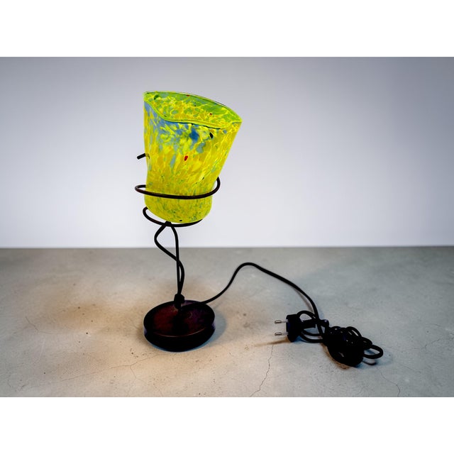 Murano Glass Table Lamp by Goto Luminoso for Barovier & Toso, 1990s For Sale - Image 6 of 7