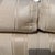 French Provincial Late 20th Century French Provincial Cane Back Sofa With Striped Upholstery For Sale - Image 3 of 18