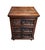 Coffee Antique Spanish Renaissance Revival Nightstand For Sale - Image 8 of 10