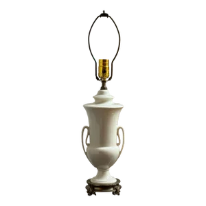 Early 20th Century French-Style Porcelain Table Lamp