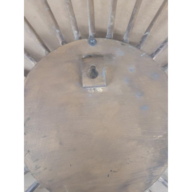 American Vintage Gold Sunburst Mirror For Sale - Image 3 of 4