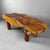 1960s Japanese Organic Live Edge Side Table in Zelkova Wood, 1960s For Sale - Image 5 of 12