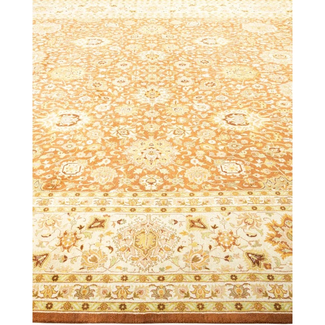 Solo Rugs Mogul, One-of-a-Kind Hand-Knotted Area Rug in Brown, 10' 0" x 14' 1" For Sale - Image 4 of 8